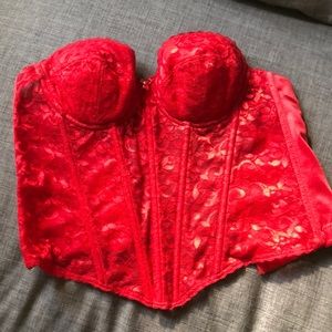 Red Lace Corset